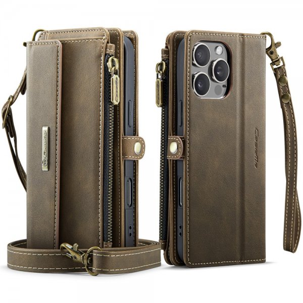CaseMe iPhone 16 Pro Max Etui C39 Series Brun