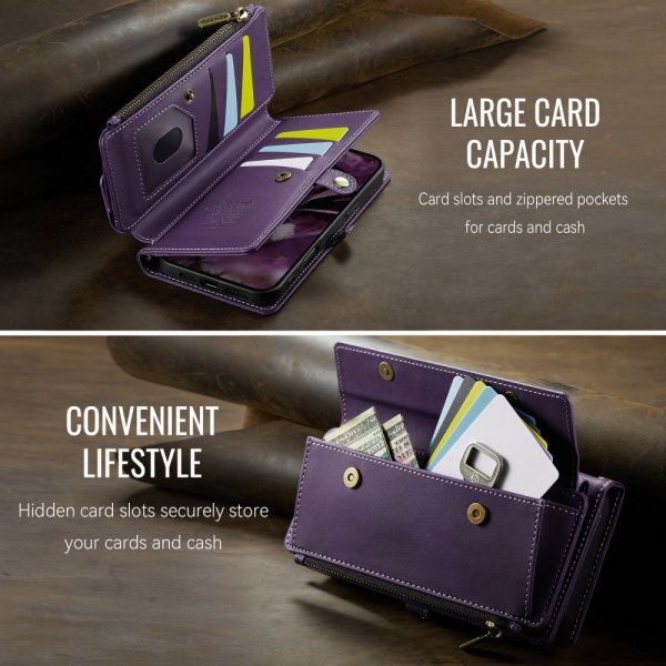 CaseMe iPhone 16 Pro Max Etui C39 Series Lilla
