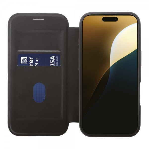 Vivanco iPhone 16 Pro Max Etui Mag Wallet Svart