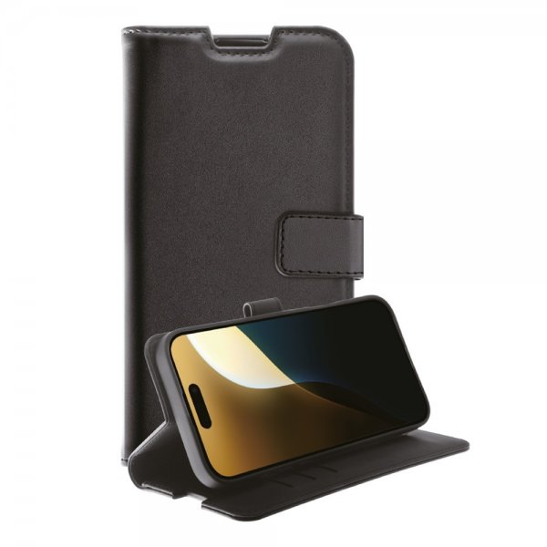 Vivanco iPhone 16 Pro Max Etui Classic Wallet Svart