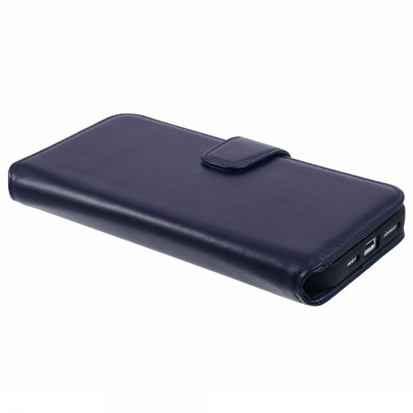 Nordic Covers iPhone 16 Pro Max Etui Essential Leather Heron Blue
