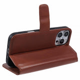 Nordic Covers iPhone 16 Pro Max Etui Essential Leather Maple Brown