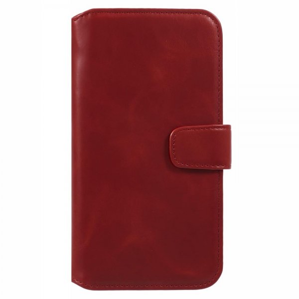 Nordic Covers iPhone 16 Pro Max Etui Essential Leather Poppy Red