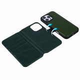 Nordic Covers iPhone 16 Pro Max Etui MagLeather Juniper Green