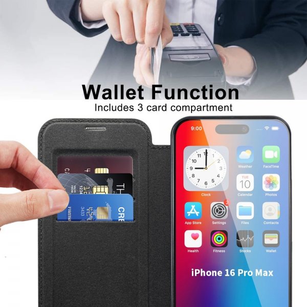 iPhone 16 Pro Max Etui MagSafe Svart
