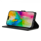 Lc.Imeeke iPhone 16 Pro Max Etui med Kortlomme stativfunksjon Svart