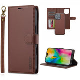 Lc.Imeeke iPhone 16 Pro Max Etui Avtagbart Deksel L2 Series MagSafe Brun