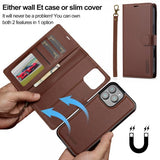 Lc.Imeeke iPhone 16 Pro Max Etui Avtagbart Deksel L2 Series MagSafe Brun