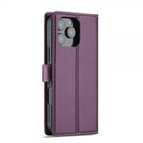 Lc.Imeeke iPhone 16 Pro Max Etui Avtagbart Deksel L2 Series MagSafe Lilla