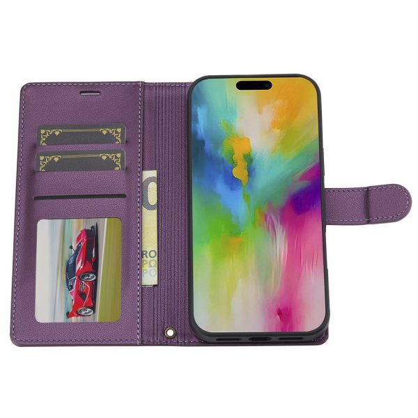 Lc.Imeeke iPhone 16 Pro Max Etui Avtagbart Deksel L2 Series MagSafe Lilla