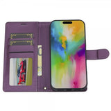 Lc.Imeeke iPhone 16 Pro Max Etui Avtagbart Deksel L2 Series MagSafe Lilla