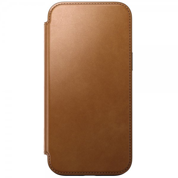Nomad iPhone 16 Pro Max Etui Modern Leather Folio English Tan