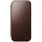 Nomad iPhone 16 Pro Max Etui Modern Leather Folio Horween Rustic Brown