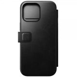 Nomad iPhone 16 Pro Max Etui Modern Leather Folio Horween Svart
