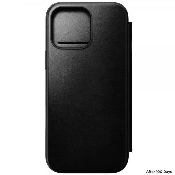 Nomad iPhone 16 Pro Max Etui Modern Leather Folio Horween Svart