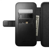 Nomad iPhone 16 Pro Max Etui Modern Leather Folio Horween Svart