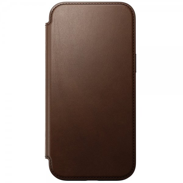Nomad iPhone 16 Pro Max Etui Modern Leather Folio Brun