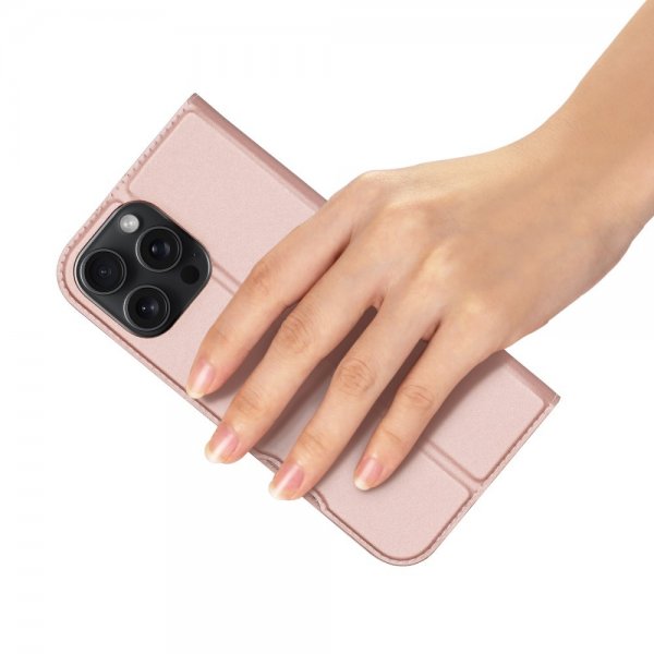 Dux Ducis iPhone 16 Pro Max Etui Skin Pro Series Rosa