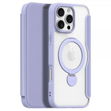 Dux Ducis iPhone 16 Pro Max Etui Skin X Pro Series Kickstand MagSafe Lilla