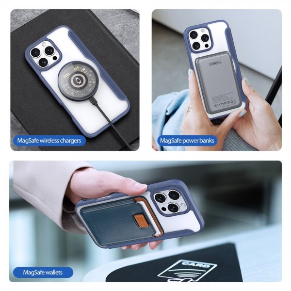 Dux Ducis iPhone 16 Pro Max Etui Skin X Pro Series MagSafe Blå