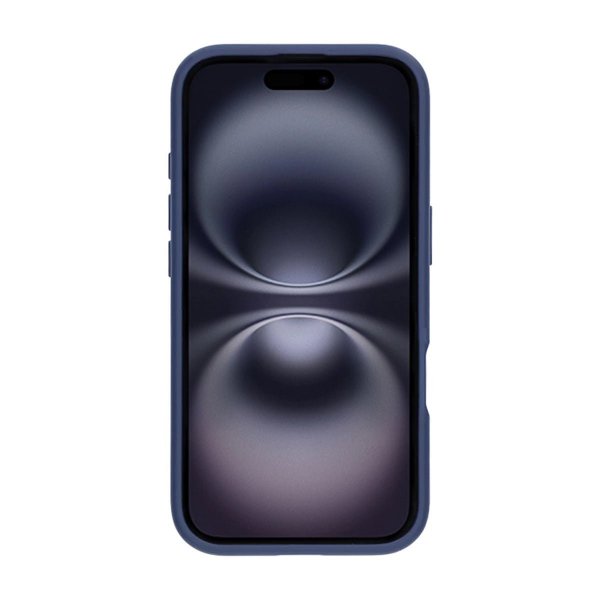 iPhone 16 Pro Max Deksel Roterbart Stativ Blå