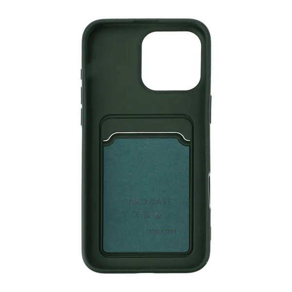 iPhone 16 Pro Max Deksel Kortholder Grønn
