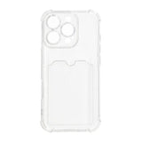 iPhone 16 Pro Max Deksel Kortholder Støtsikker Transparent