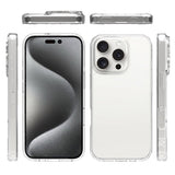 Rvelon iPhone 16 Pro Max Deksel Silikon Transparent
