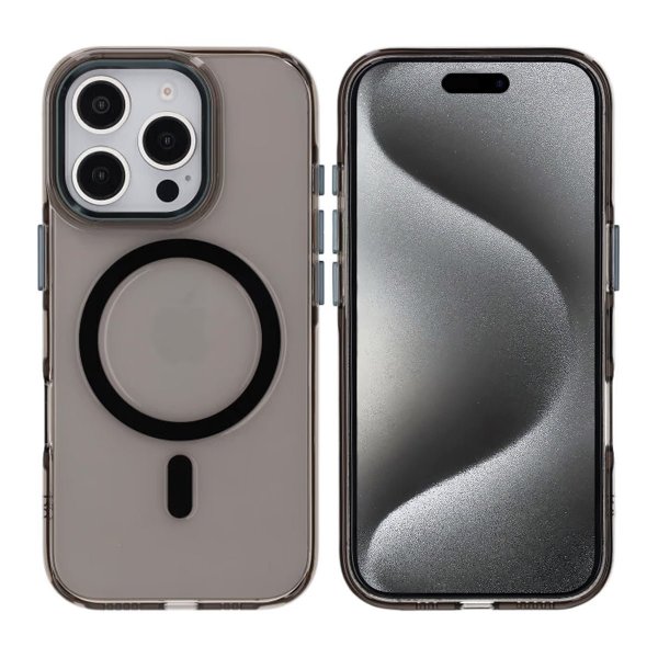 Rvelon iPhone 16 Pro Max Deksel TPU MagSafe Svart