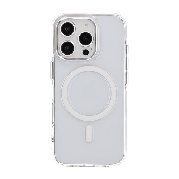 Rvelon iPhone 16 Pro Max Deksel Kamerastøtfanger MagSafe Transparent