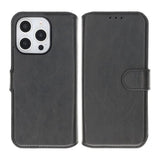 Rvelon iPhone 16 Pro Max Etui Detachable Wallet Case Svart