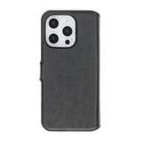Rvelon iPhone 16 Pro Max Etui Detachable Wallet Case Svart