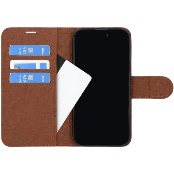 iPhone 16 Pro Max Etui med Stativ Brun