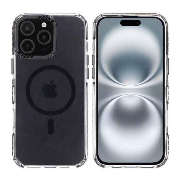 Rvelon iPhone 16 Pro Max Deksel TPU MagSafe Svart