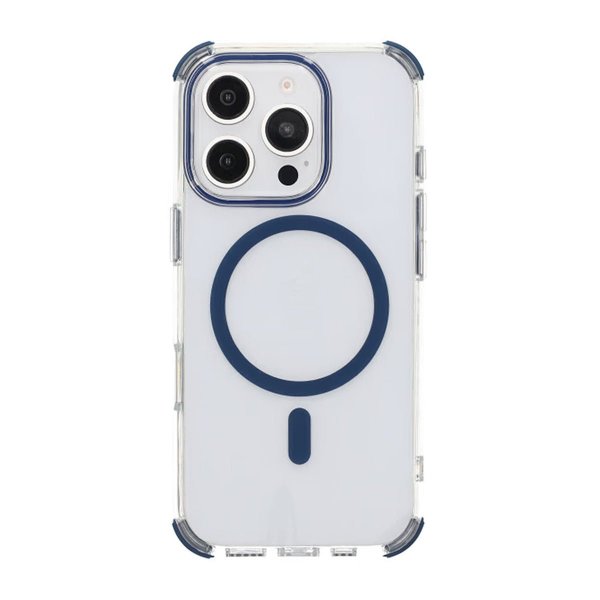 Rvelon iPhone 16 Pro Max Deksel TPU MagSafe Blå