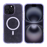 Rvelon iPhone 16 Pro Max Deksel Glitter MagSafe Lilla