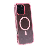 Rvelon iPhone 16 Pro Max Deksel Glitter MagSafe Rosa