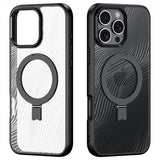 Dux Ducis iPhone 16 Pro Max Deksel Aimo Series MagSafe Kickstand Svart