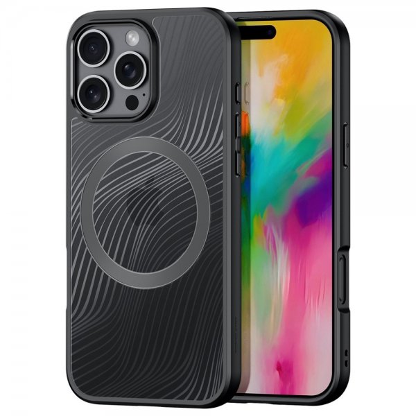 Dux Ducis iPhone 16 Pro Max Deksel Aimo Series MagSafe Svart