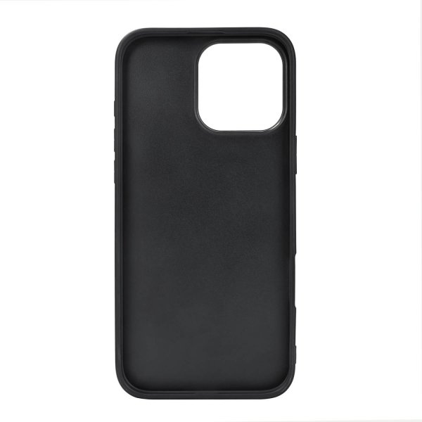 Buffalo iPhone 16 Pro Max Deksel Ekte skinn MagSeries Svart