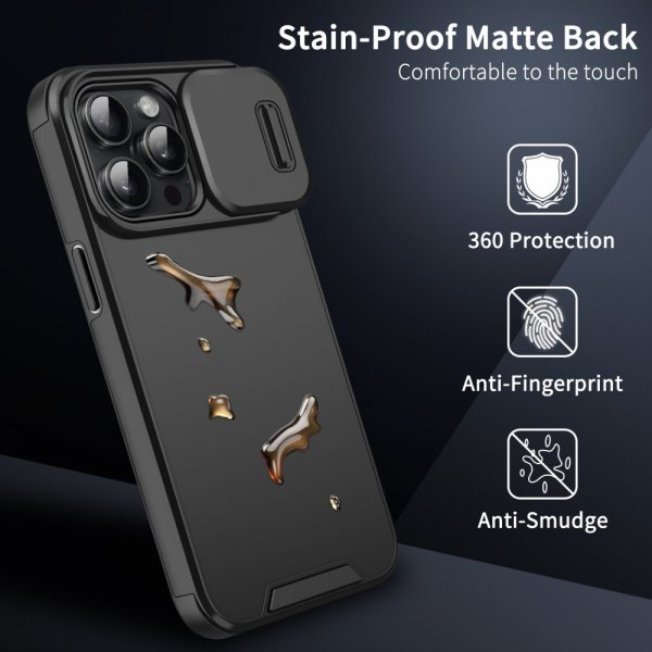 iPhone 16 Pro Max Deksel Camera Slide Svart