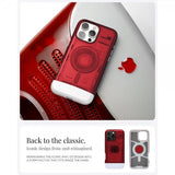 Spigen iPhone 16 Pro Max Deksel Classic C1 MagFit Ruby