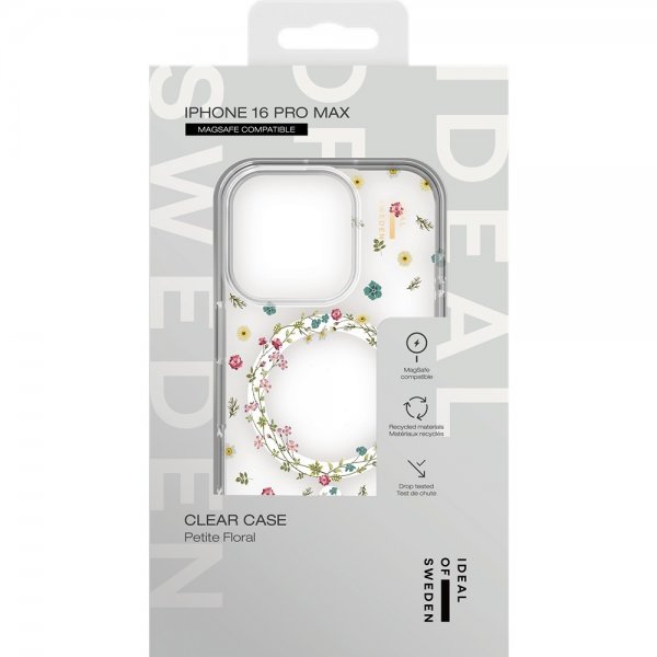 Ideal of Sweden iPhone 16 Pro Max Deksel Clear Case MagSafe Petite Floral