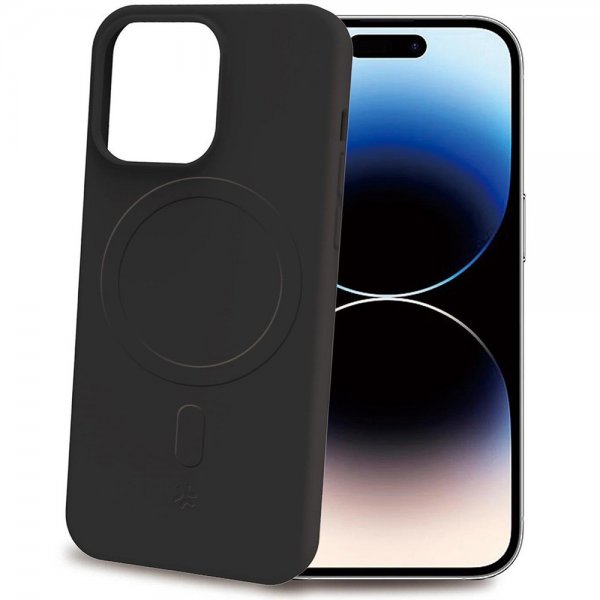 Celly iPhone 16 Pro Max Deksel CROMOMAG Svart