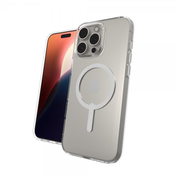 Zagg iPhone 16 Pro Max Deksel Crystal Palace Lite Snap Transparent
