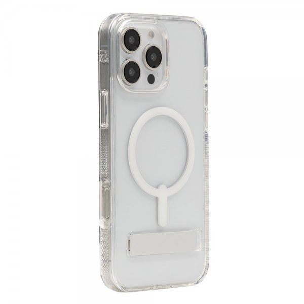 Zagg iPhone 16 Pro Max Deksel Crystal Palace Snap Kickstand Transparent