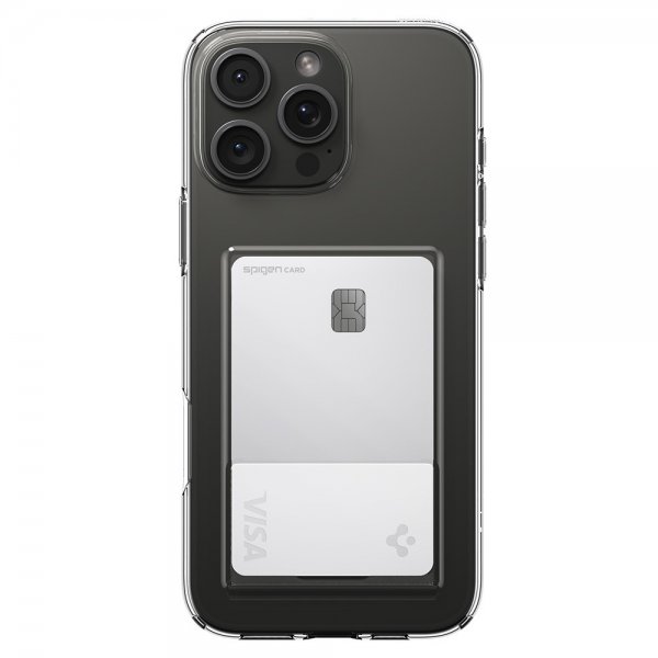 Spigen iPhone 16 Pro Max Deksel Crystal Slot Crystal Clear