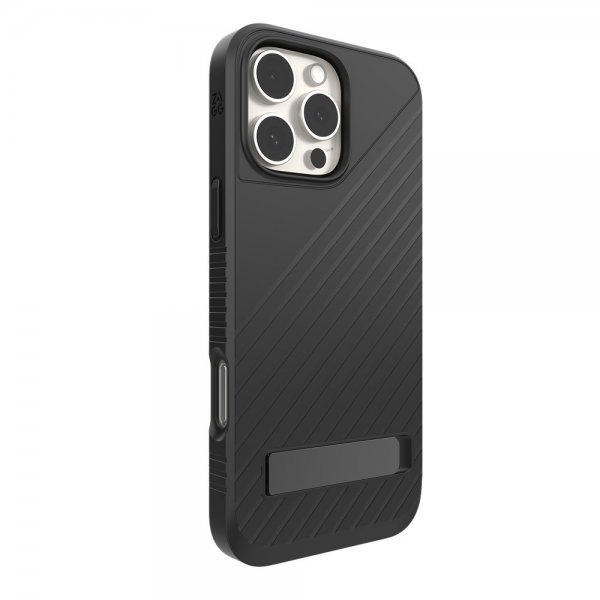 Zagg iPhone 16 Pro Max Deksel Denali Snap Kickstand Svart