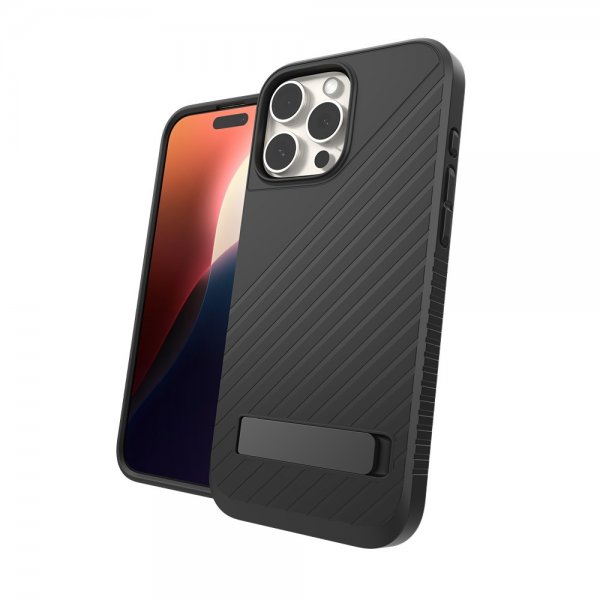 Zagg iPhone 16 Pro Max Deksel Denali Snap Kickstand Svart