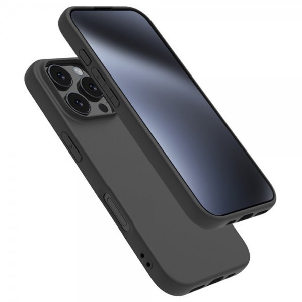 Nordic Covers iPhone 16 Pro Max Deksel Feather Series Raven Black